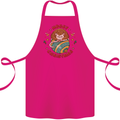 Funny Hoggy Christmas Hedgehog Cotton Apron 100% Organic Pink