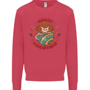 Funny Hoggy Christmas Hedgehog Kids Sweatshirt Jumper Heliconia