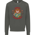 Funny Hoggy Christmas Hedgehog Kids Sweatshirt Jumper Storm Grey
