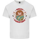 Funny Hoggy Christmas Hedgehog Kids T-Shirt Childrens White