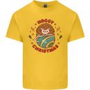 Funny Hoggy Christmas Hedgehog Kids T-Shirt Childrens Yellow