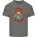 Funny Hoggy Christmas Hedgehog Mens Cotton T-Shirt Tee Top Charcoal