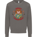 Funny Hoggy Christmas Hedgehog Mens Sweatshirt Jumper Charcoal