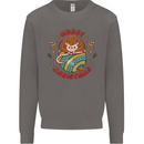Funny Hoggy Christmas Hedgehog Mens Sweatshirt Jumper Charcoal