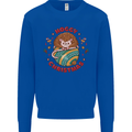 Funny Hoggy Christmas Hedgehog Mens Sweatshirt Jumper Royal Blue
