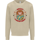 Funny Hoggy Christmas Hedgehog Mens Sweatshirt Jumper Sand