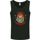 Funny Hoggy Christmas Hedgehog Mens Vest Tank Top Black