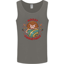 Funny Hoggy Christmas Hedgehog Mens Vest Tank Top Charcoal