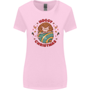 Funny Hoggy Christmas Hedgehog Womens Wider Cut T-Shirt Light Pink