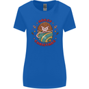 Funny Hoggy Christmas Hedgehog Womens Wider Cut T-Shirt Royal Blue