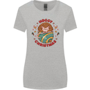 Funny Hoggy Christmas Hedgehog Womens Wider Cut T-Shirt Sports Grey