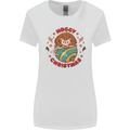 Funny Hoggy Christmas Hedgehog Womens Wider Cut T-Shirt White