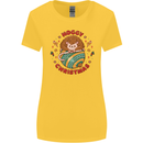Funny Hoggy Christmas Hedgehog Womens Wider Cut T-Shirt Yellow