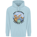 Funny Hunting Making Another Call Hunter Childrens Kids Hoodie Light Blue