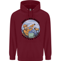 Funny Hunting Making Another Call Hunter Childrens Kids Hoodie Maroon