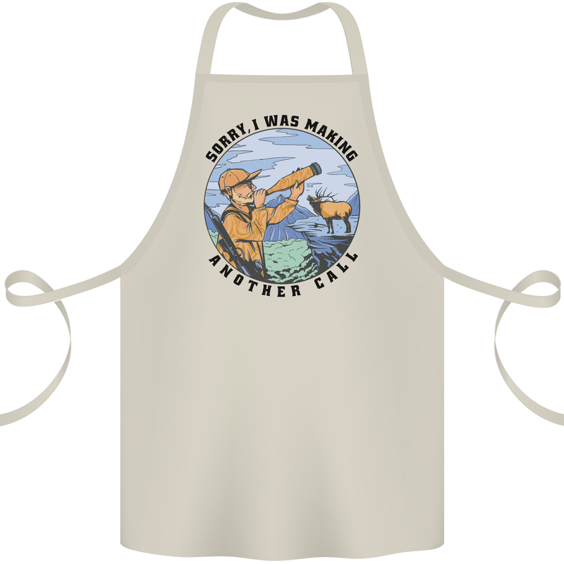 Funny Hunting Making Another Call Hunter Cotton Apron 100% Organic Natural