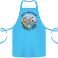 Funny Hunting Making Another Call Hunter Cotton Apron 100% Organic Turquoise