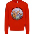 Funny Hunting Making Another Call Hunter Kids Sweatshirt Jumper Bright Red