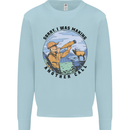 Funny Hunting Making Another Call Hunter Kids Sweatshirt Jumper Light Blue