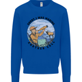 Funny Hunting Making Another Call Hunter Kids Sweatshirt Jumper Royal Blue