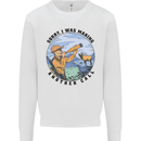 Funny Hunting Making Another Call Hunter Kids Sweatshirt Jumper White