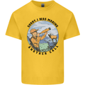 Funny Hunting Making Another Call Hunter Kids T-Shirt Childrens Yellow