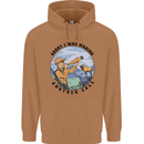Funny Hunting Making Another Call Hunter Mens 80% Cotton Hoodie Caramel Latte