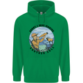 Funny Hunting Making Another Call Hunter Mens 80% Cotton Hoodie Irish Green