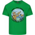 Funny Hunting Making Another Call Hunter Mens Cotton T-Shirt Tee Top Irish Green