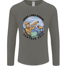 Funny Hunting Making Another Call Hunter Mens Long Sleeve T-Shirt Charcoal