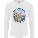 Funny Hunting Making Another Call Hunter Mens Long Sleeve T-Shirt White