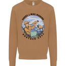 Funny Hunting Making Another Call Hunter Mens Sweatshirt Jumper Caramel Latte
