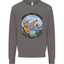 Funny Hunting Making Another Call Hunter Mens Sweatshirt Jumper Charcoal