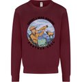 Funny Hunting Making Another Call Hunter Mens Sweatshirt Jumper Maroon