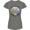 Funny Hunting Making Another Call Hunter Womens Petite Cut T-Shirt Charcoal