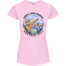 Funny Hunting Making Another Call Hunter Womens Petite Cut T-Shirt Light Pink
