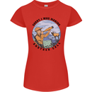 Funny Hunting Making Another Call Hunter Womens Petite Cut T-Shirt Red