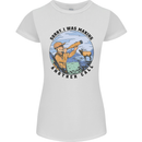 Funny Hunting Making Another Call Hunter Womens Petite Cut T-Shirt White