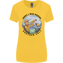 Funny Hunting Making Another Call Hunter Womens Wider Cut T-Shirt Yellow