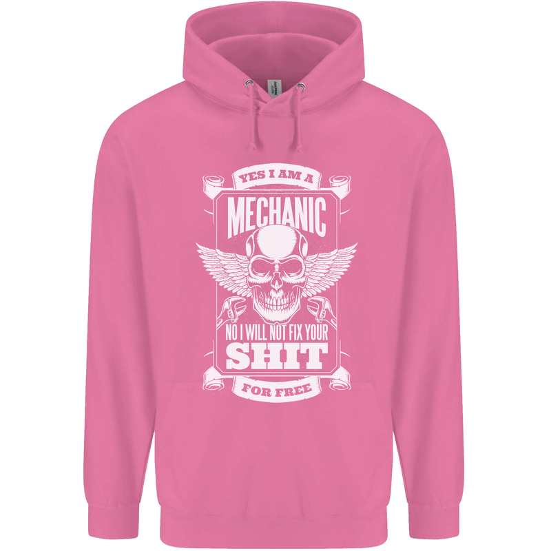Funny Im a Mechanic No Wont Fix For Free Childrens Kids Hoodie Azalea