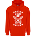 Funny Im a Mechanic No Wont Fix For Free Childrens Kids Hoodie Bright Red