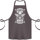 Funny Im a Mechanic No Wont Fix For Free Cotton Apron 100% Organic Dark Grey
