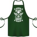Funny Im a Mechanic No Wont Fix For Free Cotton Apron 100% Organic Forest Green