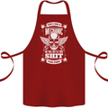 Funny Im a Mechanic No Wont Fix For Free Cotton Apron 100% Organic Maroon