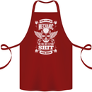 Funny Im a Mechanic No Wont Fix For Free Cotton Apron 100% Organic Maroon