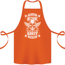 Funny Im a Mechanic No Wont Fix For Free Cotton Apron 100% Organic Orange