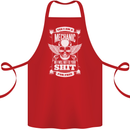 Funny Im a Mechanic No Wont Fix For Free Cotton Apron 100% Organic Red