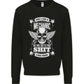 Funny Im a Mechanic No Wont Fix For Free Kids Sweatshirt Jumper Black