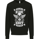 Funny Im a Mechanic No Wont Fix For Free Kids Sweatshirt Jumper Black