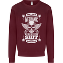 Funny Im a Mechanic No Wont Fix For Free Kids Sweatshirt Jumper Maroon